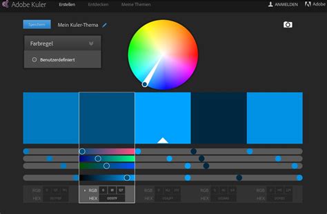 adobe kuler|adobe farbpalette online.